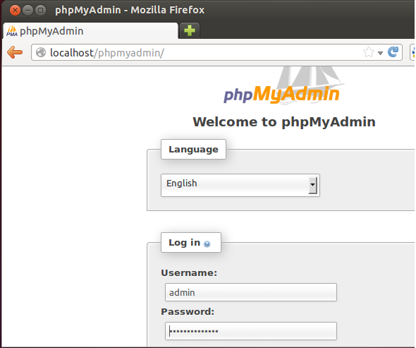 phpmyadmin setup phpmyadmin setup