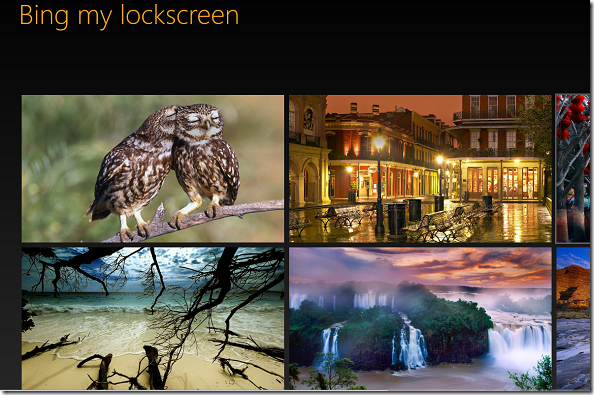 Make Bing Images Your Windows 8 Lock Screen Background