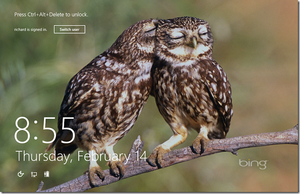 Make Bing Images Your Windows 8 Lock Screen Background