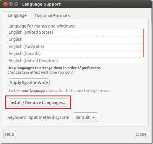 language-ubuntu