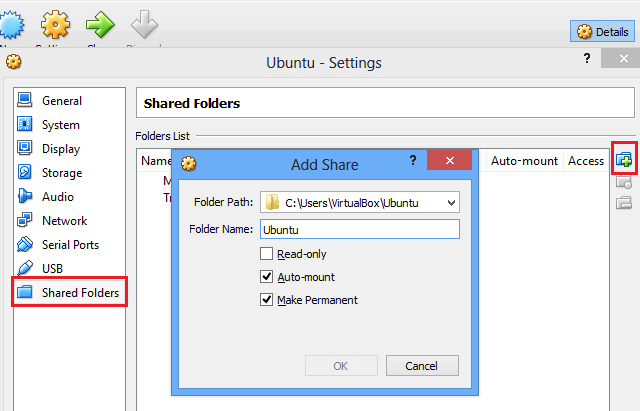 shared folder virtualbox shared folder virtualbox