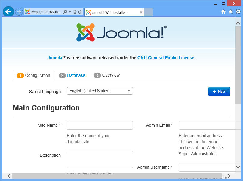 install joomla on ubuntu