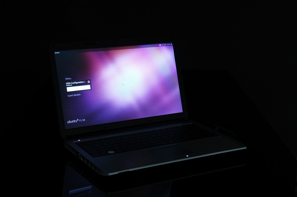ubuntu display on a laptop
