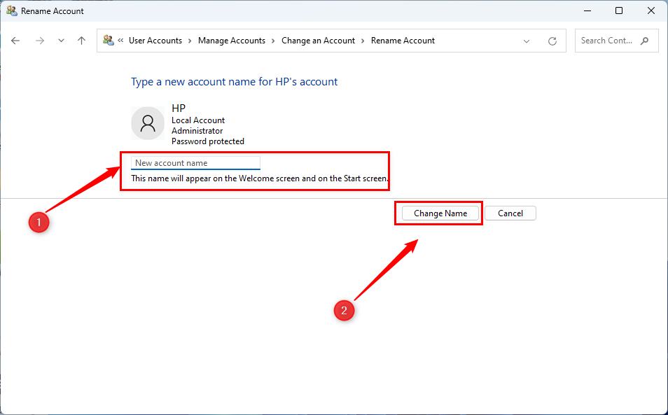Local. Account Rename Command How to Change the Account Name of a Local Account on Windows | Liberian ...