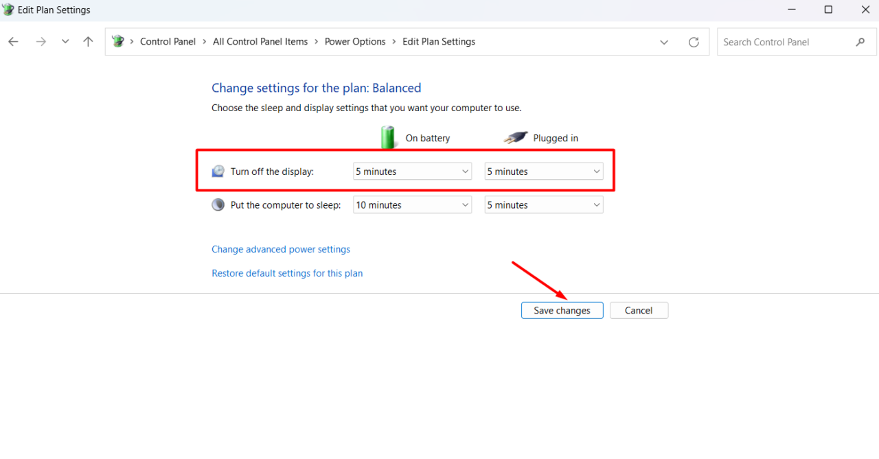 Change Lock Screen and Screen Saver Timeout in Windows 11
