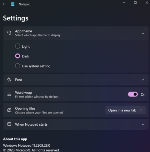 How to Enable Dark Mode in Notepad on Windows 10/11 | Liberian Geek