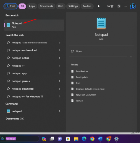 How to Enable Dark Mode in Notepad on Windows 10/11 | Liberian Geek