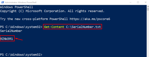How to Get Your Computer’s Serial Number Using PowerShell | Liberian Geek