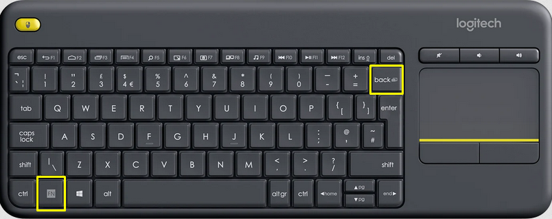Logitech keyboard print screen discount