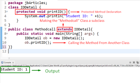 Call a Method from Another Class in Java - Liberian Geek