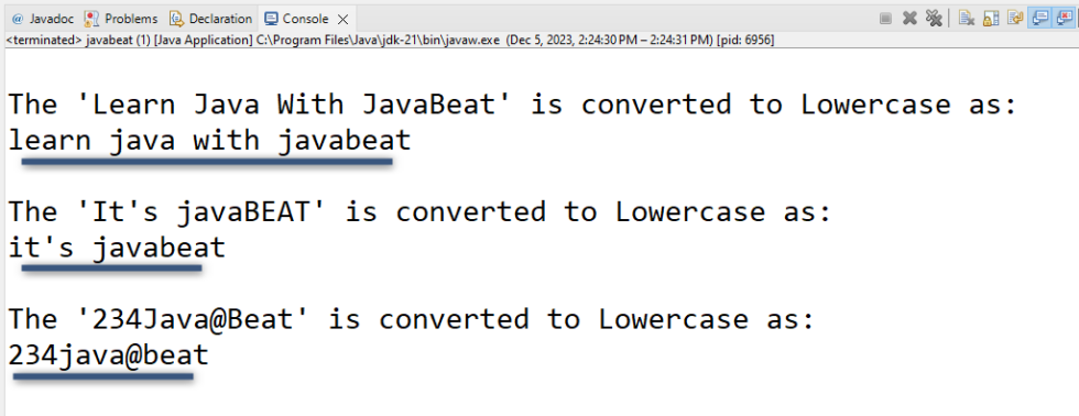 How to Use Java String toLowerCase() Method | Liberian Geek