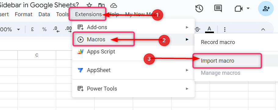 How to Create a Sidebar in Google Sheets? | Liberian Geek