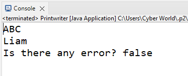 How to Use the Java Printwriter Class | Liberian Geek