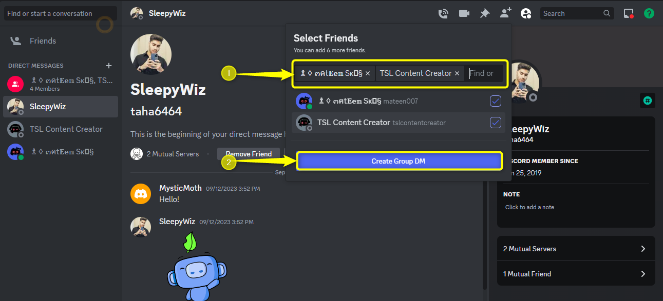 How to create a group in discord liberian geek