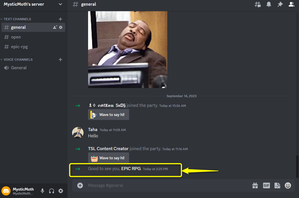 How to Add and Use EPIC RPG on Discord
