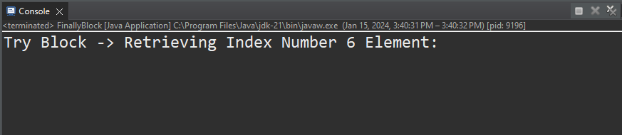 How to Use Finally Block for Catching Exceptions in Java? | Liberian Geek