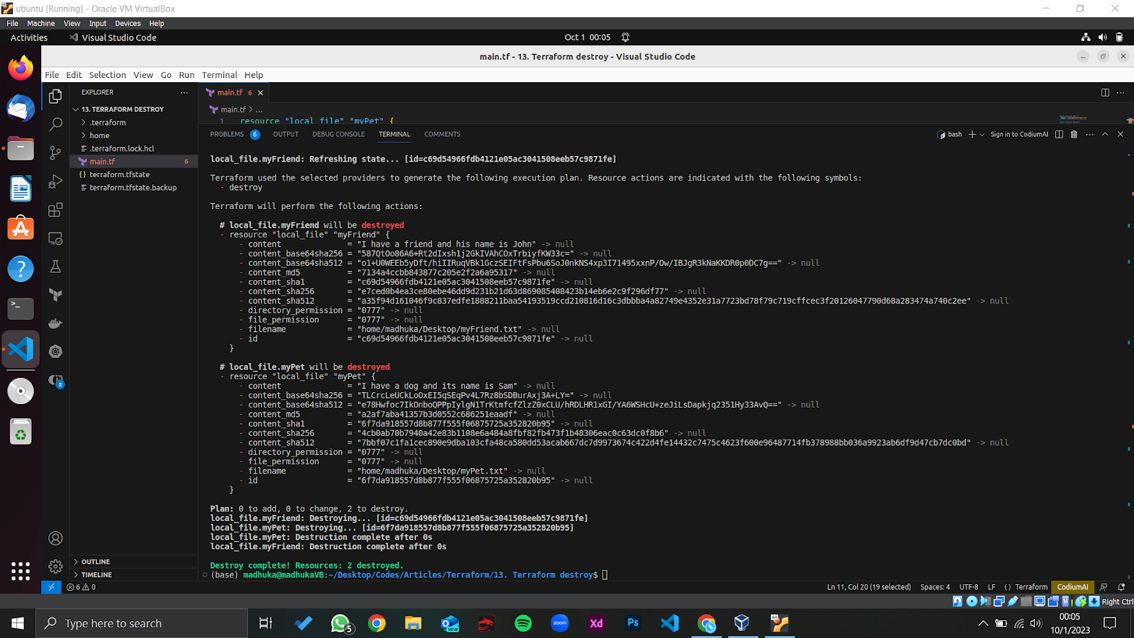 How to destroy terraform resources liberian geek