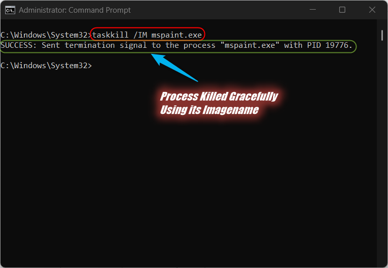Taskkill command in windows liberian geek