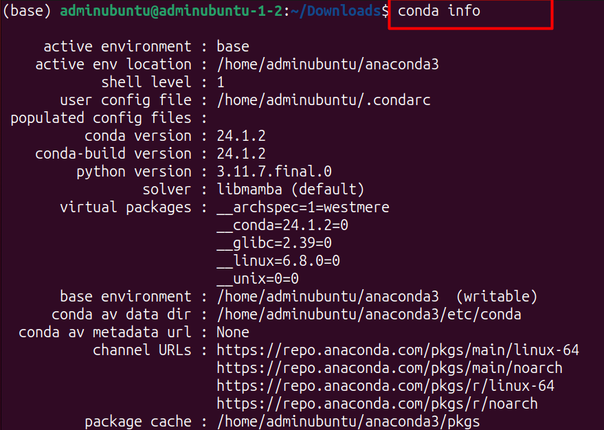 How to Install Conda on Ubuntu 24.04 - Liberian Geek